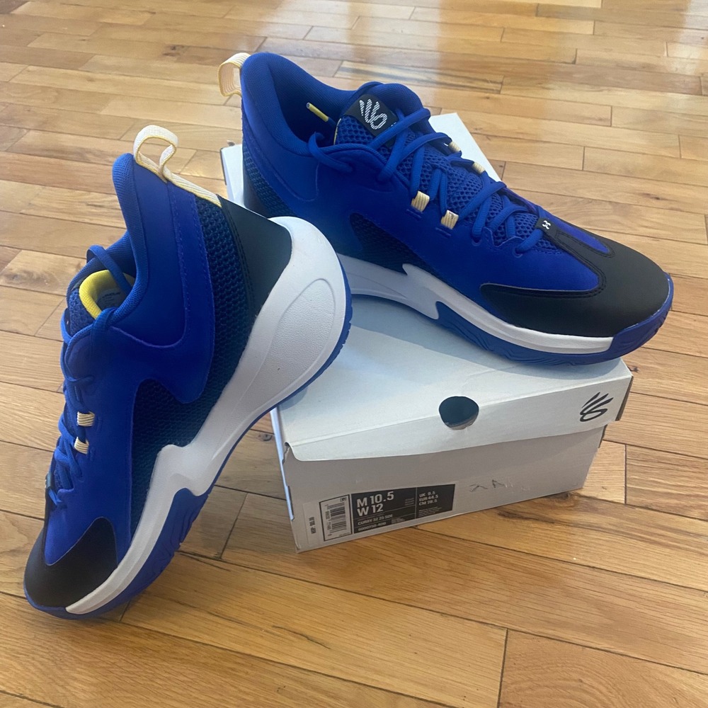 Under Armour Curry 3Z 25 SDE Mens Basketball Shoes Size 10.5 Royal NIB